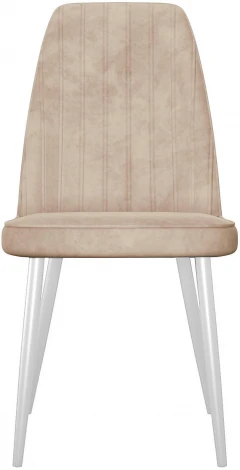 Стул DikLine 326 B03 BEIGE, ножки белые арт.00-00074243