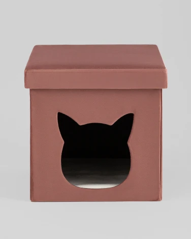 Пуф Stool Group складной с ящиком Store Round бежевый арт.УТ000040150