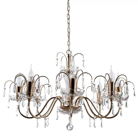 Подвесная люстра Arte Lamp Sparkles A3054LM-8GO