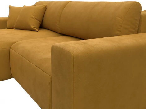 Диван угловой Лига-036 НПБ Классик левый угол Лига Диванов (Велюр) арт.127724L