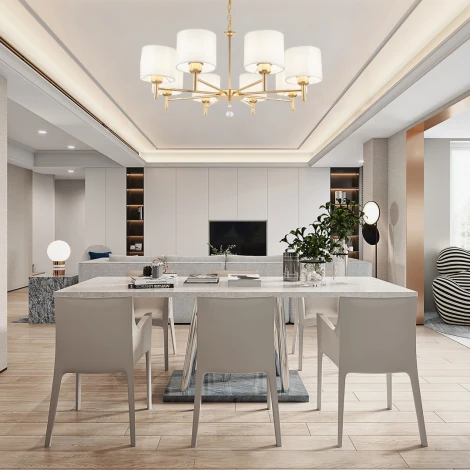 Подвесная люстра Arte Milano Amalfi-2756 332756/8 FGD (220V, подвески, на цепи)