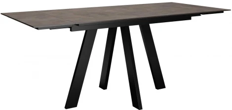 Стол DikLine DM120 Хромикс бронза,опоры черные