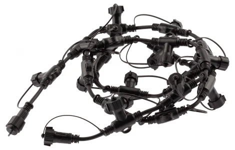 Разветвитель для гирлянд 20 гнезд (черный) 2м ЭРА ERAPS-R