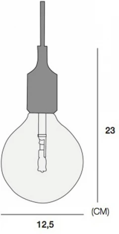 Подвесной светильник Muuto E27 Pink ImperiumLoft 40,036 (220V, на проводе)