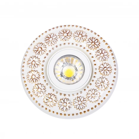 Встраиваемый точечный светильник Abrasax 4002 (220V, цветы, круглые)