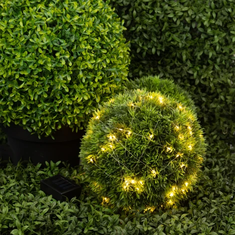 Садовая гирлянда светодиодная на солнечной батарее Нить теплый свет 10 м ЭРА ERASF22-42