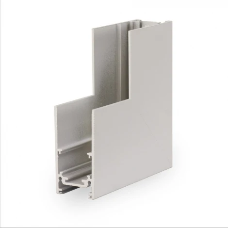 Коннектор угловой внутренний для накладного магнитного шинопровода AM Group MAGNET AM401 LL-20B 90° ВНУТРЕННИЙ WH (48V)