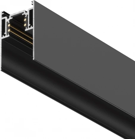 Шинопровод 1м Gravity накладной/подвесной черный (магнитный) Maytoni Technical TRX010-411B (48V)