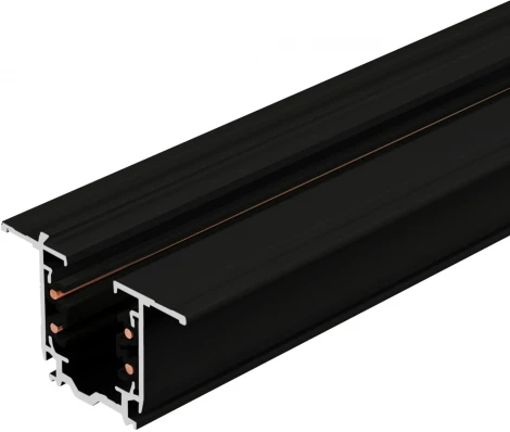 Шинопровод 220V встраиваемый LGD-4TR-TRACK-F-3000-BK-M (D) (Arlight, IP20 Металл) 055351 (3 метра)