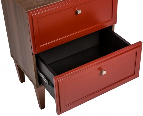 Тумба прикроватная R-Home Norton кармин