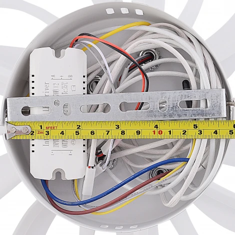 Потолочная люстра светодиодная с пультом ДУ 100W, белый, LED Natali Kovaltseva Rif LED LAMPS 81118/4C (регулировка яркости, 220V)