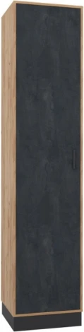Шкафы Woodville Леви 49 дуб крафт золотой / черный / угольный камень