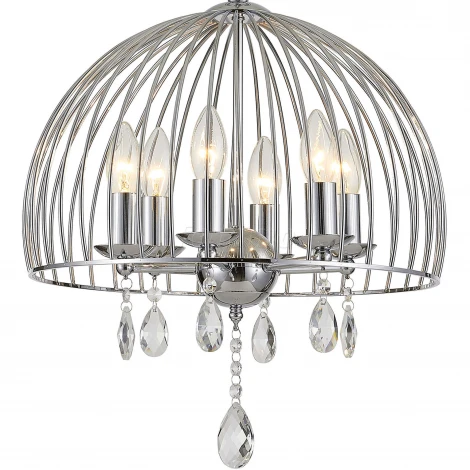 Подвесная люстра Citilux Джина CL462261 (220V, на цепи, подсвечник, свеча)