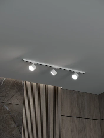 Трековая система в сборе однофазная накладная 220V 30W Hesby Lighting Skylite №13 HSBL_kompl_S013_NI1W3K