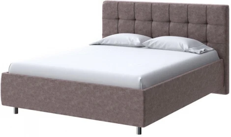 PROxSON Кровать Nety без основания (Ткань: Велюр Gratta 8 Брауни) 140x200