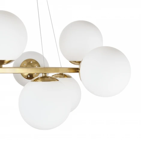 Подвесная люстра MyFar Aerton MR2942-9P (220V, на тросе, шарики)