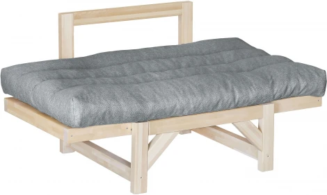 Кресло Бинго ткань браво grey, каркас лак Mebelik арт.009196