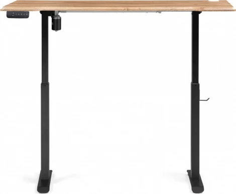Компьютерный стол Маркос с механизмом подъема 140 (Маркос с механизмом подъема 140х80х75 дуб вотан / черный) Notta арт.578407
