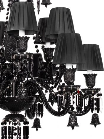 Подвесная люстра ярусная Loft It Zenith 10210/12 Black (220V, на цепи)