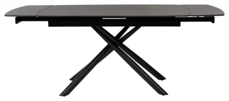 Стол RIVOLI 140 MATT BLACK MARBLE SINTERED STONE/ BLACK