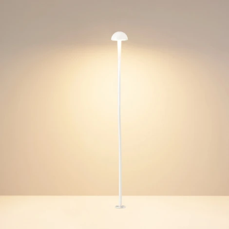 Грунтовой светильник светодиодный KT-ENOKI-BOLL-H800-2W Warm3000 (WH, 100 deg, 24V) (Arlight, IP65 Металл) 050673