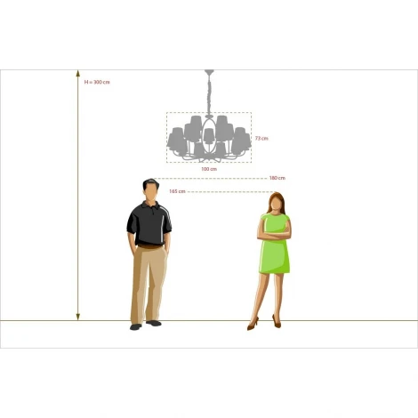 Подвесная люстра MW-Light София 355013415