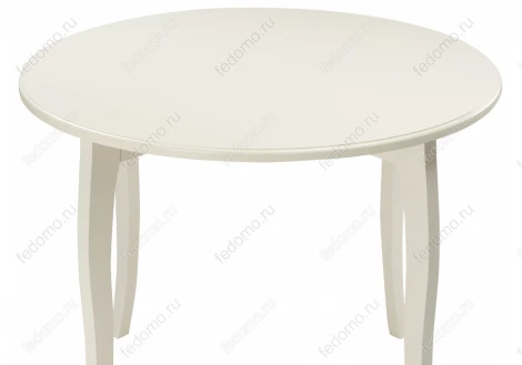 Деревянный стол Woodville Мантенья молочный 424814
