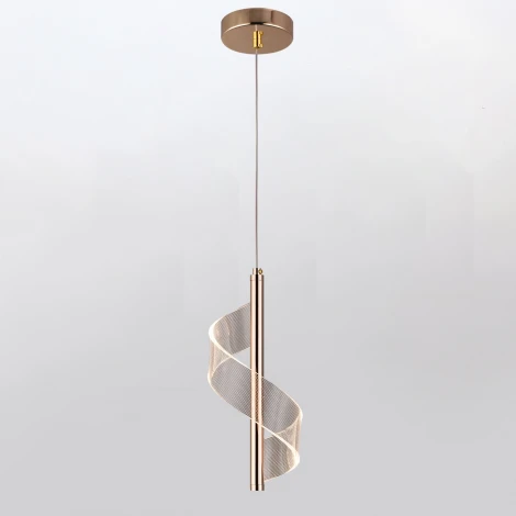 Подвесной светодиодный светильник Natali Kovaltseva LED LAMPS 81416 14W, золото, LED