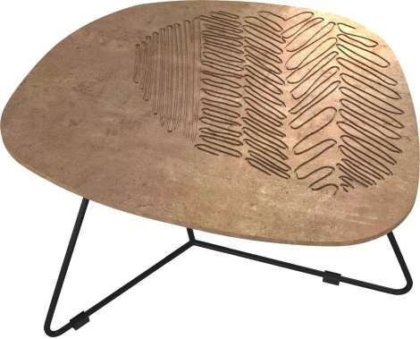 Столик журнальный Sheffilton SHT-CT52-1 тирион/черный муар