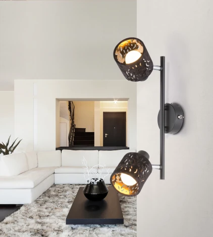 Спот на штанге Globo Troy 54121-2 (220V, выключатель, круглые)