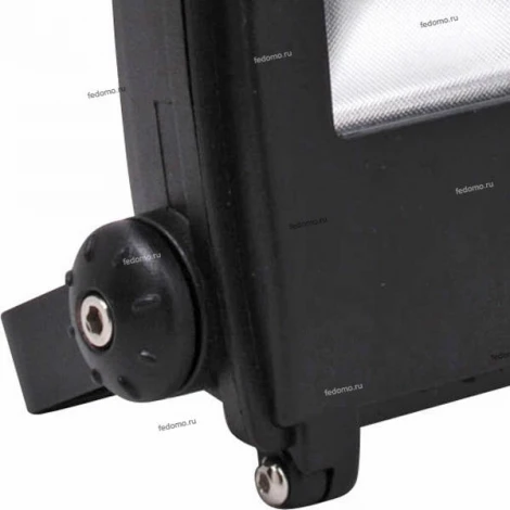 Прожектор уличный светодиодный Horoz, 1 плафон, черный с хромом и прозрачным