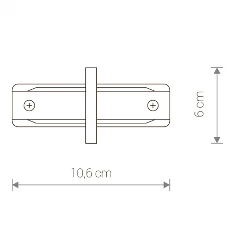 Коннектор Nowodvorski Profile Recessed Straight Connector 8967 (220V)