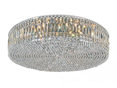 Потолочная люстра Newport 8450 8459+3/PL chrome (220V, круглые)