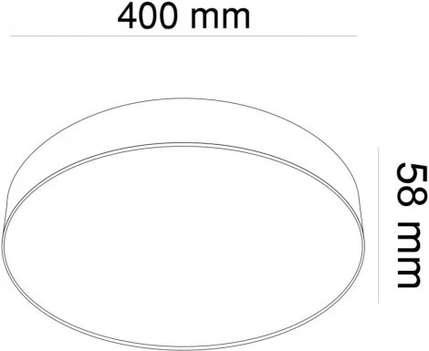 Потолочный светильник Zon 3000K 1x45Вт 120° LED Maytoni Technical C032CL-L48W3K