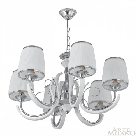 Подвесная люстра Arte Milano Florentia-9247 309247/6 Wh/Ni (220V, на цепи)