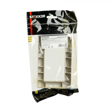 Рамка на 2 поста (золото) Stekker Катрин 50044