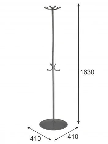 Вешалка напольная Пико 16 металлик Mebelik 009313