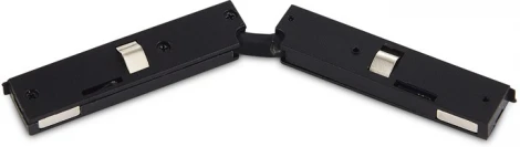 Токопроводящий соединитель для шинопроводов Donolux Slim Line Mini Сonnector 90 DLSM B