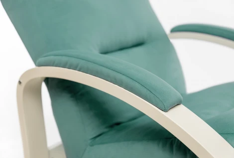 Кресло Leset Лион (Фанера,Березовый шпон,Металл,Велюр/Слоновая кость) арт.2500000129445