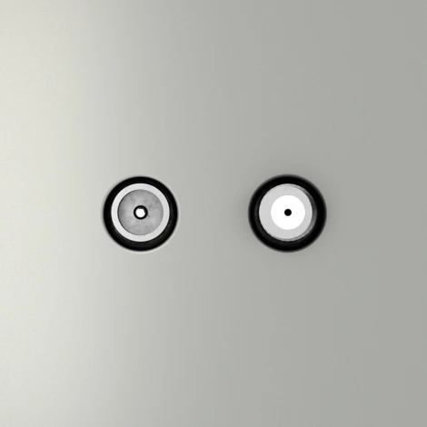 Розетка телевизионнная оконечная TV+SAT (сталь) Voltum S70 VLS060405