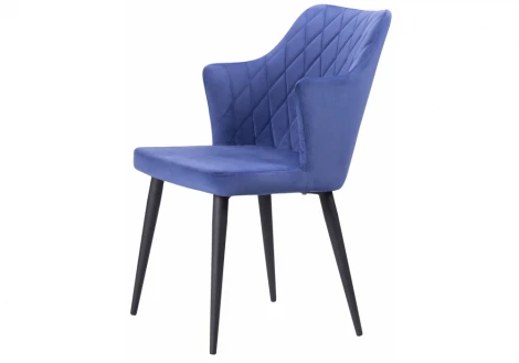 Стул Woodville на металлокаркасе Velen dark blue 15029