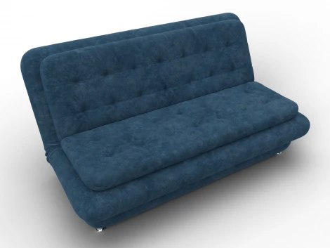 Диван-книжка Лига-123 (Металл,ЛДСП,Брус,Доска,Велюр/Синий) Лига Диванов 137630