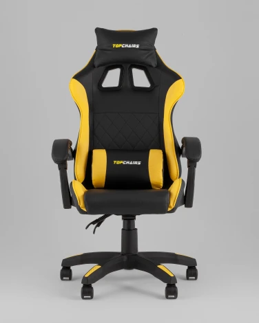Кресло спортивное TopChairs MG-7043 черно-жёлтый TopChairs УТ000042699