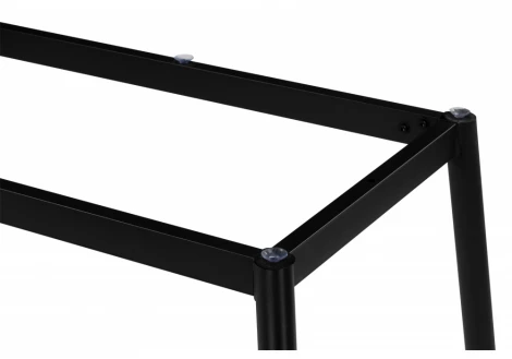 Кухонный стол Woodville Rion 120 черный мрамор / черный