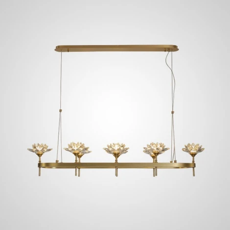 Подвесная люстра Lotos Long 8 ImperiumLoft Lotos-Long01 (140839-26) (220V, на тросе)