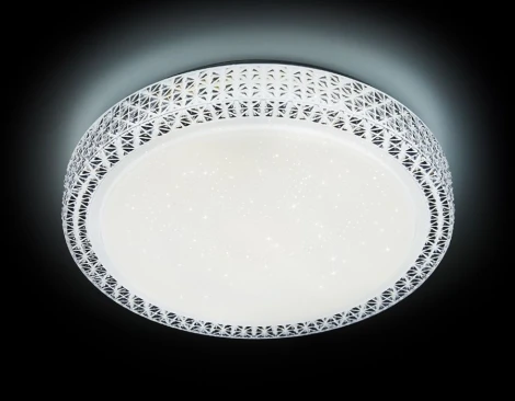 Потолочный светильник Ambrella Orbital Crystal F86 WH 72W D500
