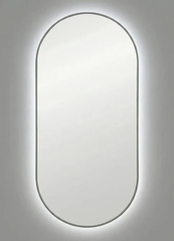 Kapsel S LED Silver Зеркало в раме с подсветкой Art-Zerkalo SM014LSL 13938