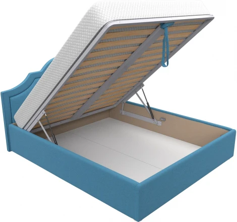 Кровать интерьерная Афина 160 Лига Диванов (Рогожка) арт.123579