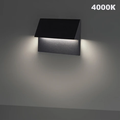 Подсветки для лестниц и ступеней светодиодная Novotech Scala 359725 черный с переключателем цв. температуры IP65 LED 3W 100-240V 2700К\3200К\4000К