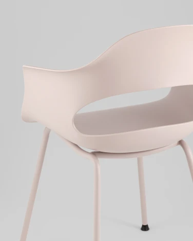 Стул Lady пластик нежно-розовый Stool Group арт.УТ000039932